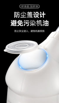 现货1.2L 2L 5L升长嘴机油壶 船用塑料加油壶 带刻度润滑油机油壶
