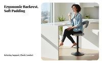 Adjustable rotate Bar Stool Easy to Clean Adjustable rotate Stool for Homeowners