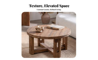 Round Pedestal Table Waterproof Round Tripod Table Modern Design Sturdy Construction for Renters, Adults, Patio, Garden, Balcony
