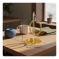 Wrist Yarn Holder Lightweight Portable Yarn Spindle Easy Assembly Knitting Tool for Knitters, Crocheters