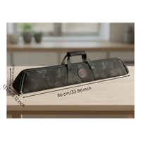 Soft Billiard Cue Bag Shock Absorbing 6-Slot Cue Case Waterproof for Tournaments
