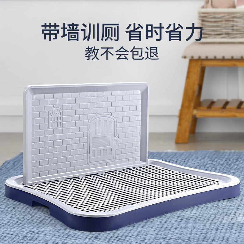 Large Dog Toilet Tray with Wall for Small and Medium Dogs