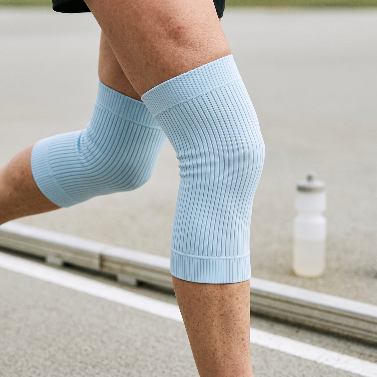 Silk Knee Brace for Joint Support - Thin, Breathable, Non-Slip for Men and Women