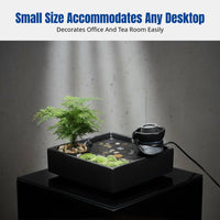 Tranquil Design Ceramic Water Feature, Desktop Decor, Office