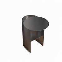 Curved-silhouette Tabled End Table Space-Saving Living Room Furniture adaptable Use for Students