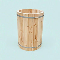 Traditional Round Beehive Handmade Wooden Beehive Barrel Eco-Friendly for Garden