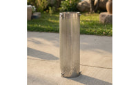 Oven Chimney Mesh Sleeve Sleeve Stainless Steel Tent Oven Pipe Protector Adjustable Chimney Guard Cover with Screws for Backpackers, Hot Tenting