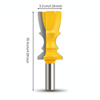 Reversible Router Carbide-Tipped Router with 1/2 Inch Shank Heavy-Duty