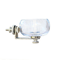 Magnetic Glass Parrot Feeder Bowl with Anti-Splash Design