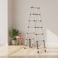 Telescoping Ladder Aluminum Folding Ladder Anti-Slip for Diyers