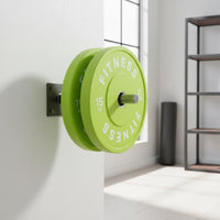 Drop Resistant Macaron Color Barbell Plate Floor Friendly Rubber Bumper Plate Multiple Weights Available Colorful Weight Disc for Women, Men, Home Gym, Strength Training, Weightlifting