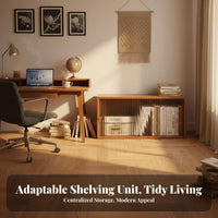 Configurable Cube Shelf Large Capacity bookshelf Open Display for Book Lovers, Renters