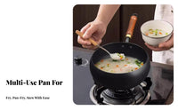 Handmade Iron Wok Hand Hammered Traditional Chinese Wok Nonstick Even Heat Distribution for Home Cooks