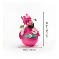Bobblehead with Spring Base Cheerful Desk Decoration Funny for Entryway, Drivers