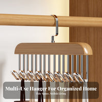Multicompartment Bra Hanger Multifunctional Multipeg Hanger Space-Saving for Bedroom