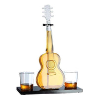 1kg Whiskey Decanter Guitar-Shaped Glass Bottle