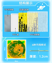 30cm Textured Liquid Floor Mat for Foot Massage and Sensory Play