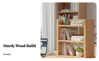 Desktop Bookshelf Space-Saving Multi-Tier Desk Hutch Odorliberated