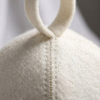 Sauna Hat with Heat Protection for Men and Women, Thick Felt Cap 300g Weight for Enhanced Insulation, Comfortable 70cm Fit