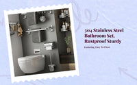 304 stainless steel bathroom rack