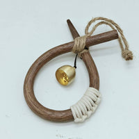 Rustic Bell Chime Giftable Rustic Bell Wall Ornament Multi-Purpose Decoration