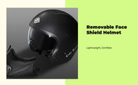 Carbon fiber motorcycle helmet