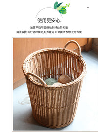编织脏衣篮子家用洗衣收纳筐洗衣桶放脏衣服的收纳桶酒店用品