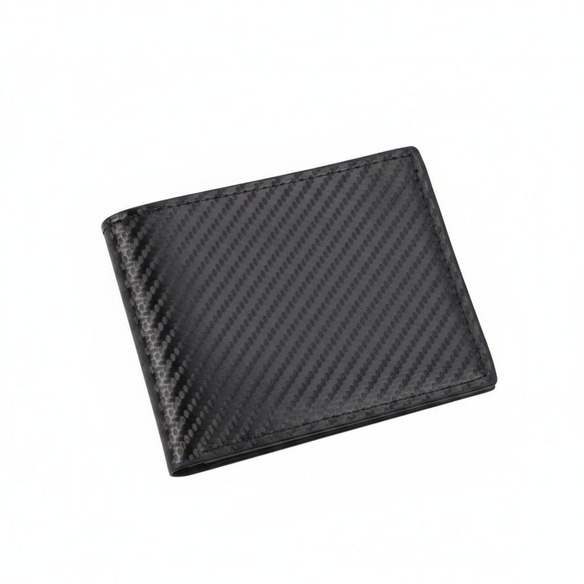 Large Capacity Bifold Carbon Fiber Wallet ID Window Men's Bifold Wallet Personal Accessory