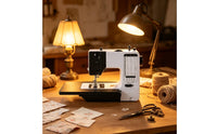 Electric Sewing Machine Easy to Use Tabletop Overlock Stitching Appliance Compact Appliance for Beginners, Hobbyists