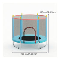 Jumping Bed with Enclosure Net Multi-Functional Enclosed Young Child Jumping Bed Versatile for Kids, Home