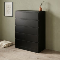 5-Drawer Dresser Practical Vertical Dresser Floor-Standing Cabinet with Five Drawers for Living Room