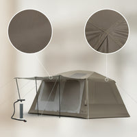 Freestanding Inflatable Camping Tent Quick-Setup Inflatable Tent Ultra-Fast Product Compact for Families, Outdoor