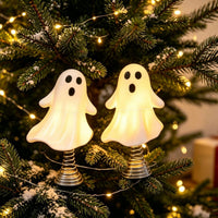 Halloween USB Ghost Night Light with Spring Design for Festive Decor
