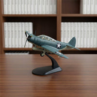 1/72 Scale   Devastator Model   Detailed WW2 Aviation Armament Warplane Model Pre-Assembled US Airplane Display Piece for History Buffs, Office