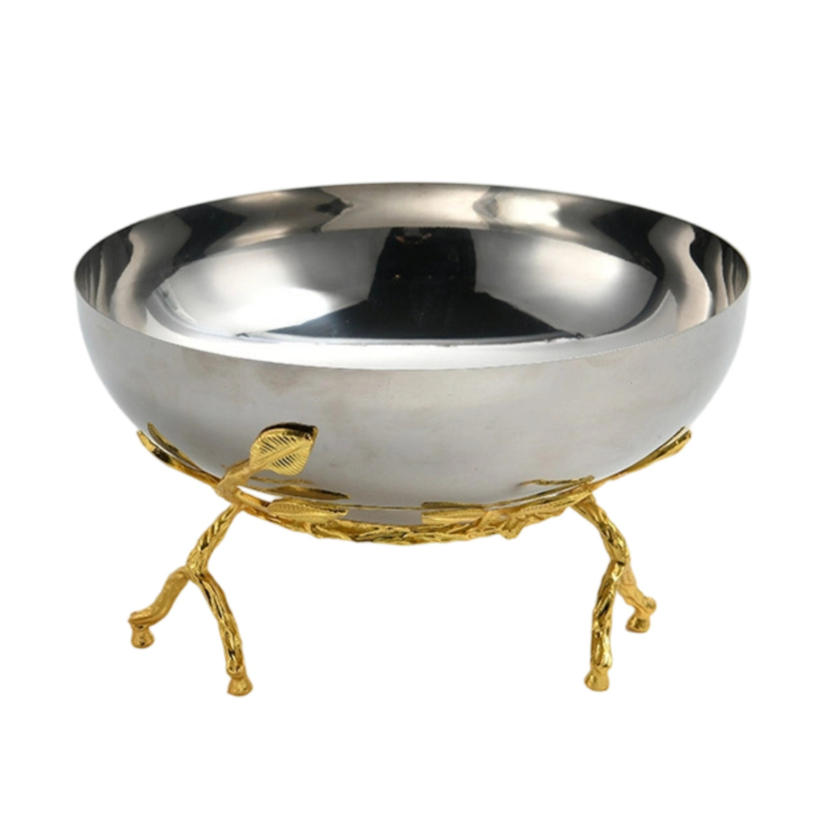 Decorative Bowl with Stand Elegant Serving Dish with Stand Modern for Entryway Console