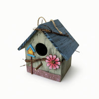 Decorative Birdhouse Patio Wooden Birdhouse Vintage for Gardeners