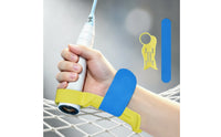 Breathable Badminton Wrist Corrector Ergonomic Badminton Grip Coach Flexible Wrist Strap with Support Strip Lightweight for Beginners