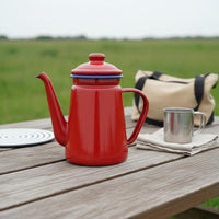 Enamel Coffee Pot Thickened Kitchenware Lid for Home
