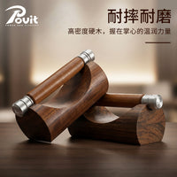 普为特黑檀木木质俯卧撑支架辅助训练器家用挺身锻炼单双杠倒立架