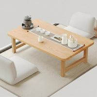 Space-Saving Foldable Tatami Table Multi-Functional Japanese Folding Table Minimalist Design Floor Desk Easy to Clean for Students, Tea Enthusiasts, Minimalists, Bay Window, Bedroom, Small Apartments, Living Room