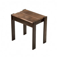 Solid Wood Stool Sturdy Small Table Low Seat for Entryway, Bedroom