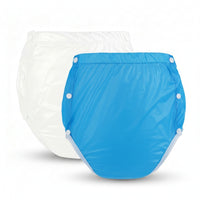 Side-Open Waterproof Pants with Snaps Reusable Care Pants Washable Adult Diaper Cover Leakproof for Adults, Patients, Women, Travel