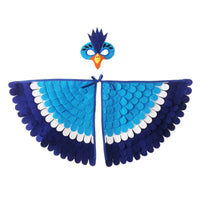 Ignites creativity avian appendage Cape Colorful Designs creature Costume vivid Print costume play Clothes Easy to Wear for Children, &children, little universals, Stage Performances, Halloween, celebratory gathering, School Events
