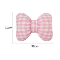 Bow Shaped Pillow Soft Home Decor Accent Cotton Filled for Office
