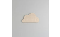 Perforated Wooden Pegboard Solid Wood Wall-Mounted Pegboard Painted Finish Modular Peg Board Wall Rounded Contours