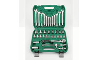 37-Piece Automotive Repair Tool Kit 72-Tooth Socket Wrench Kit with Case Travel-Friendly Socket Set with Ratchet Heavy-Duty for Mechanics