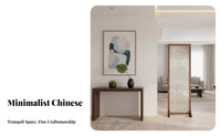 Chinese design Freestanding Panel Screen Modern Minimalist Multi-Panel Room Divider Hollow-Carved Design Privacy Partition Sturdy for Apartment Dwellers, Homeowners, Office Workers, Entrydual-direction, Bedroom, Open-Plan Spaces, Restaurant