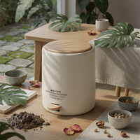 Foot Pedal Bin Compact Size Pedal Trash Can Silent Lidded Trash Can Bedroom