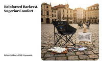 Portable Sketching Stool Foldable Design Artist Chair with Backrest Back Support Lightweight Fishing Chair for Artists, Fishers, Hiking, Picnic, Parks