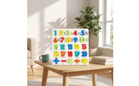Smooth Educational Puzzle Child-Centered Puzzle Board Preschool Shape Sorter Tactile for Preschoolers, Toddlers, Kids, Home, Classroom